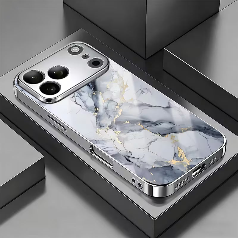 Marble Patterned Electroplated Case
