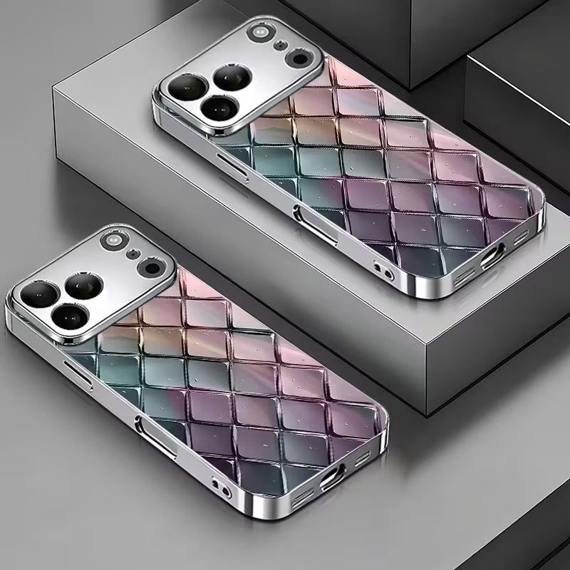 Glass Texture Diamond Pattern Case