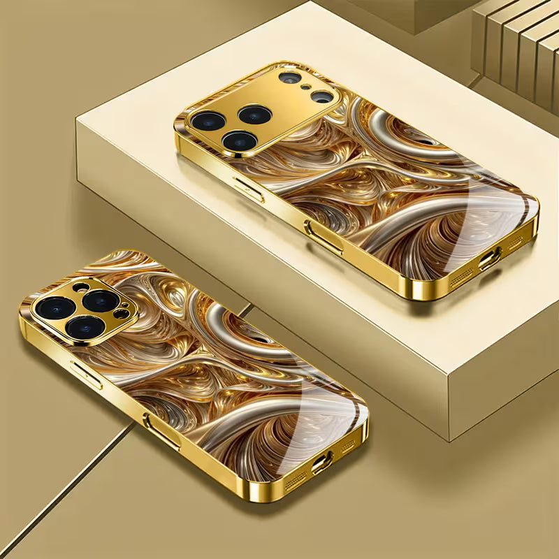 Luxurious Gold-Plated Case