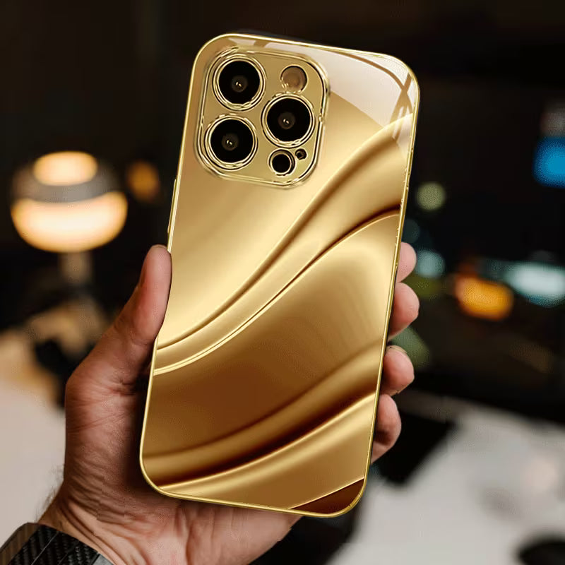 Gold Inlaid Pattern Case