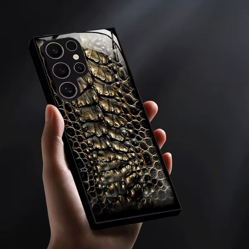 Galaxy S Series - Luxury Croc Pattern Case