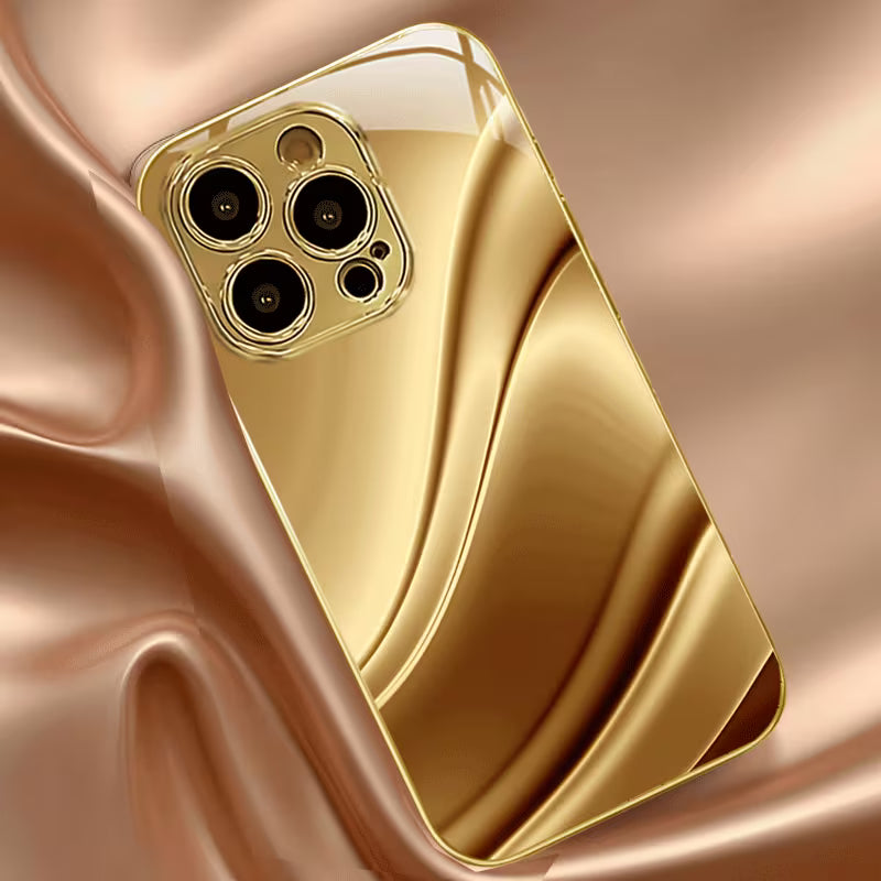 Gold Inlaid Pattern Case