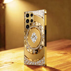 Premium Gold Diamond Plate High-End Artistic Case
