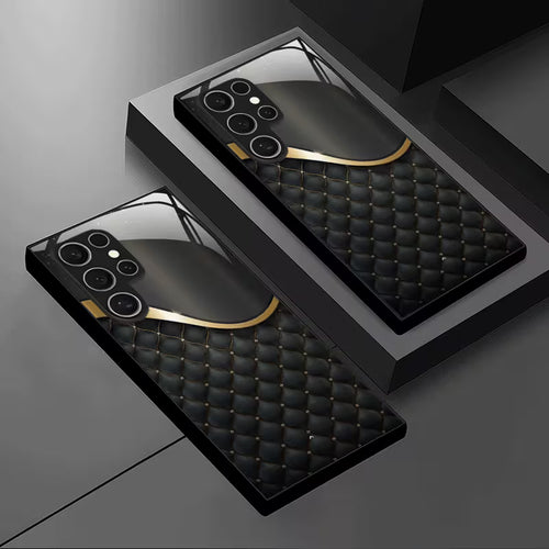 Galaxy S Series - Black Diamond Pattern Case