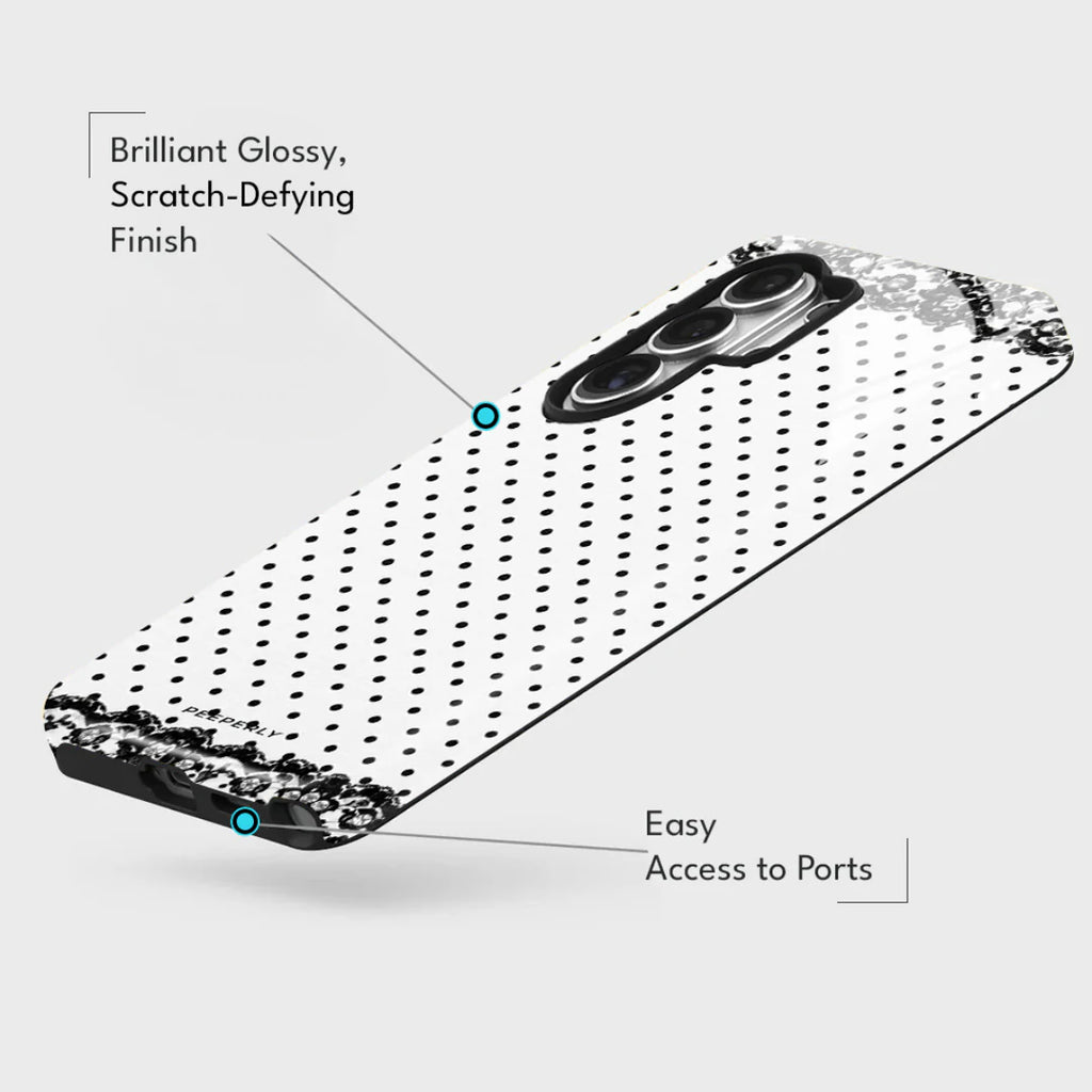 Galaxy S Series - Dainty Dot Lace Case