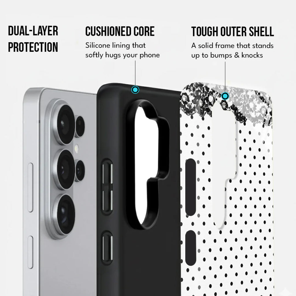 Galaxy S Series - Dainty Dot Lace Case