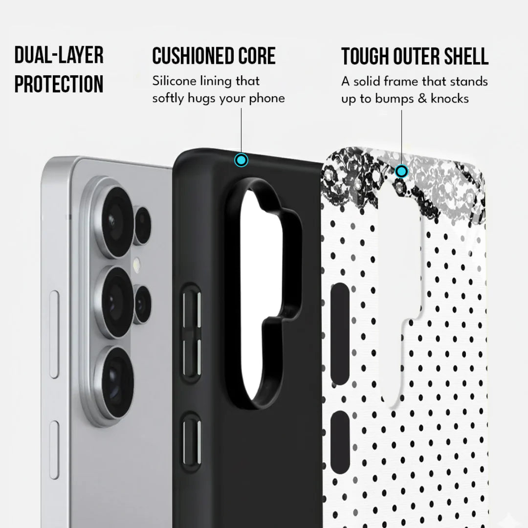 Galaxy S Series - Dainty Dot Lace Case