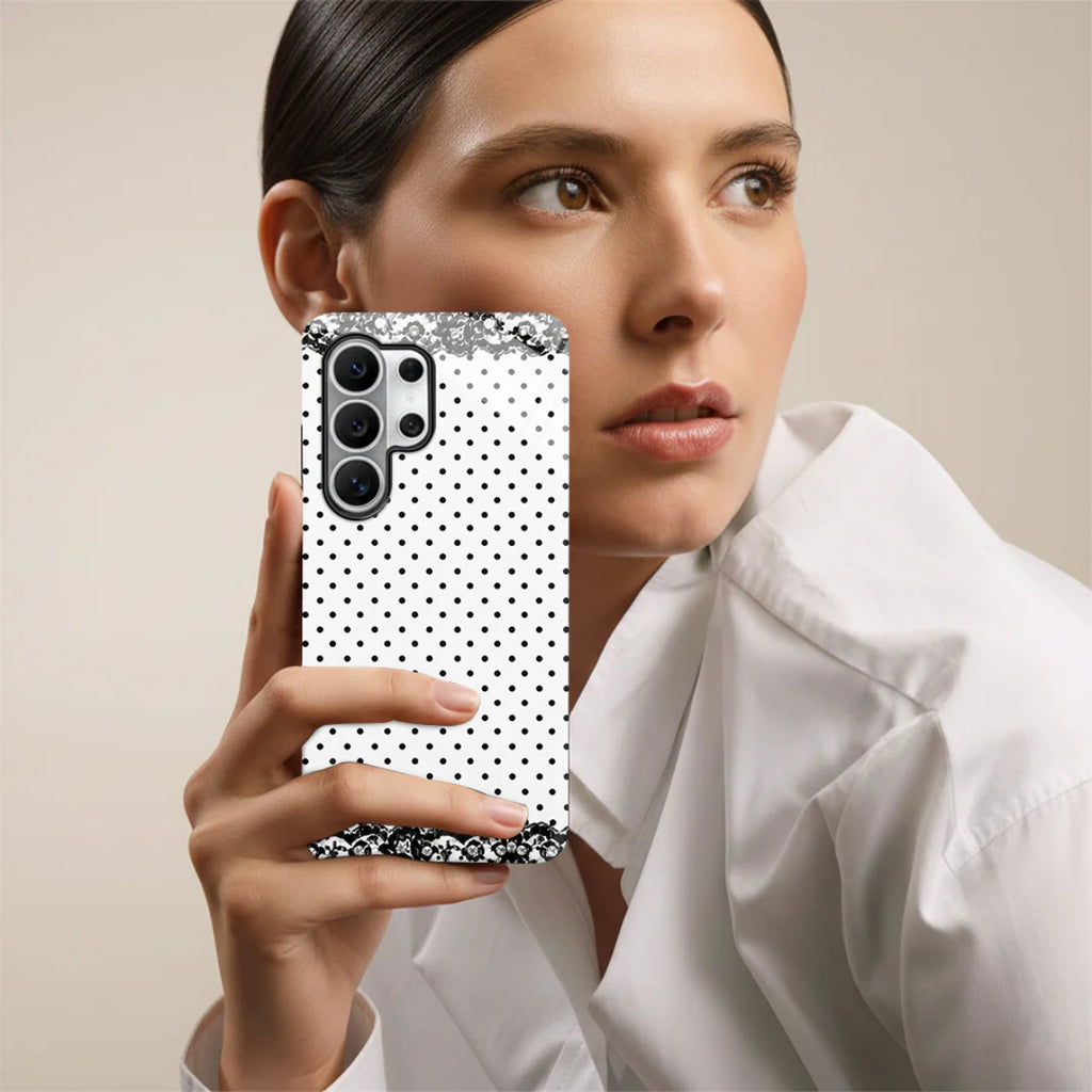 Galaxy S Series - Dainty Dot Lace Case