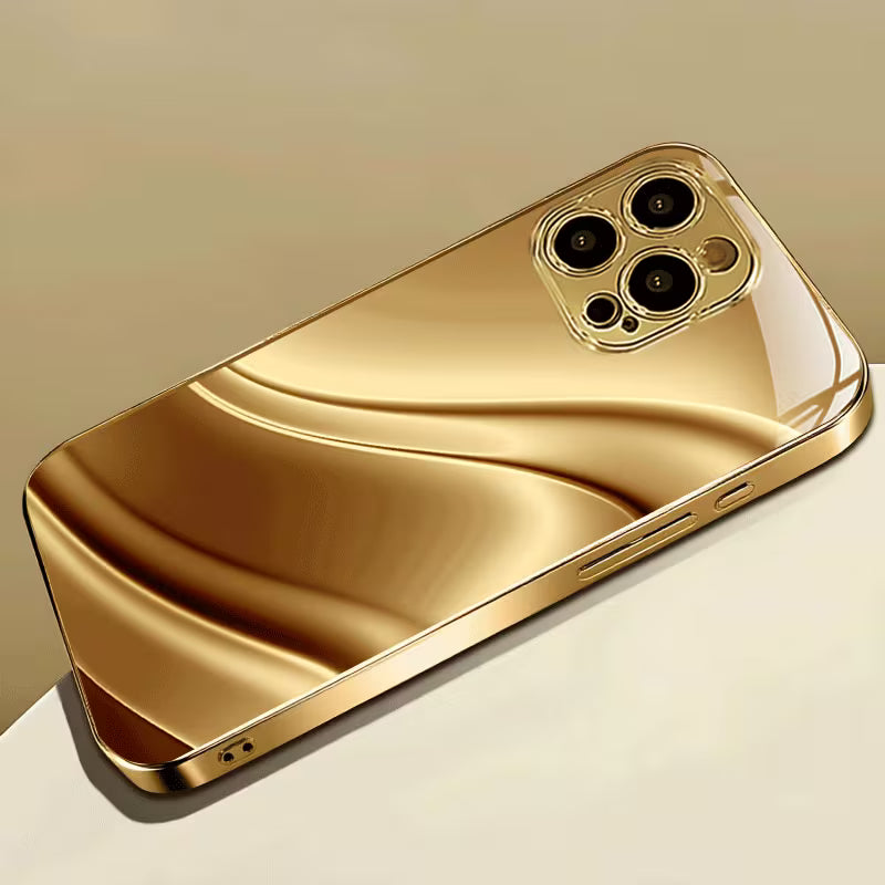 Gold Inlaid Pattern Case
