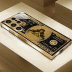 Bull Pattern Gold Plated Case