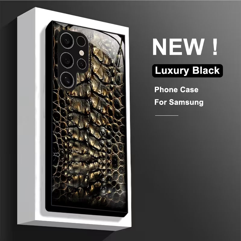 Galaxy S Series - Luxury Croc Pattern Case