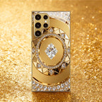 Premium Gold Diamond Plate High-End Artistic Case