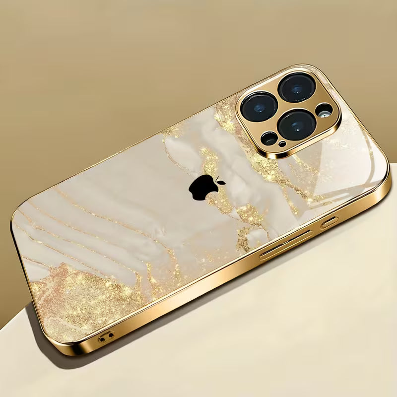 Gold Plated Glass Case