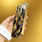 Black Golden Marble Case