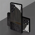 Wood Grain and Fabric Texture Case