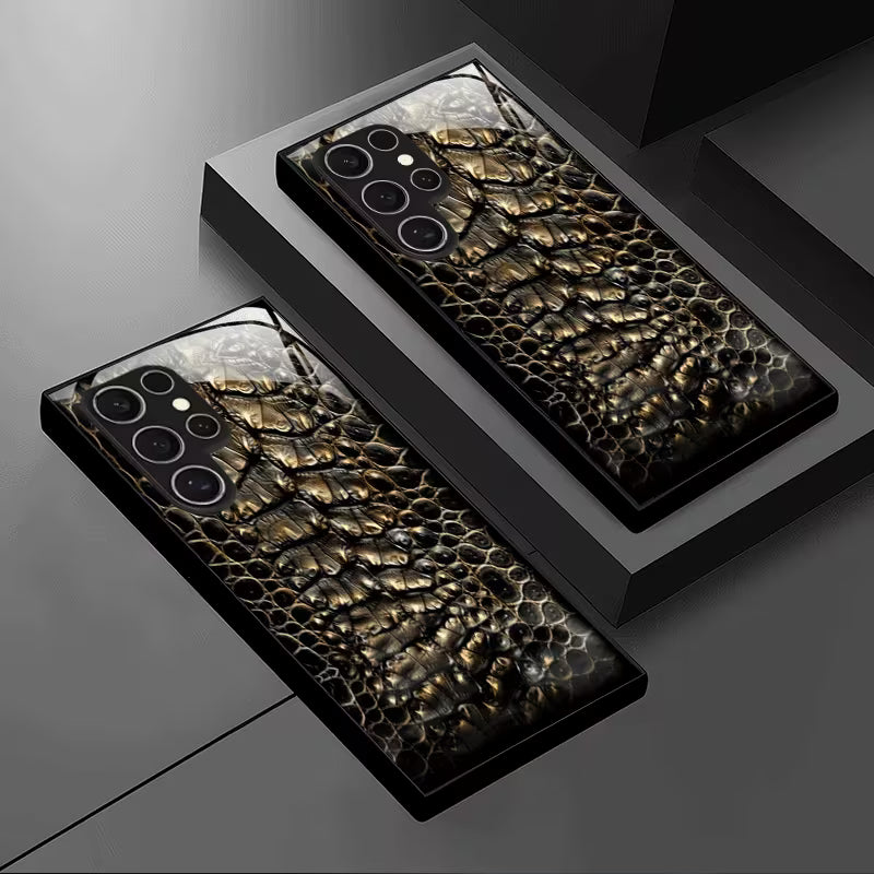 Galaxy S Series - Luxury Croc Pattern Case