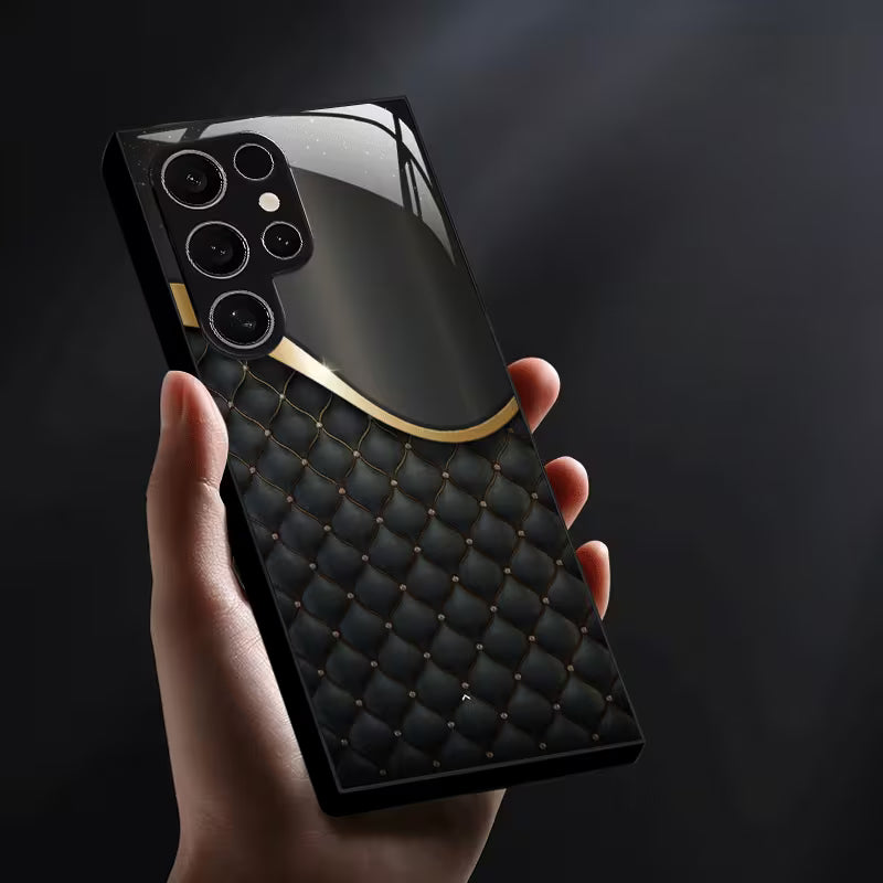 Galaxy S Series - Black Diamond Pattern Case