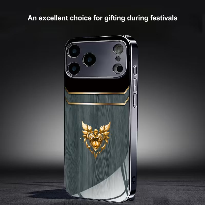 Crystal Heart Electroplated Case