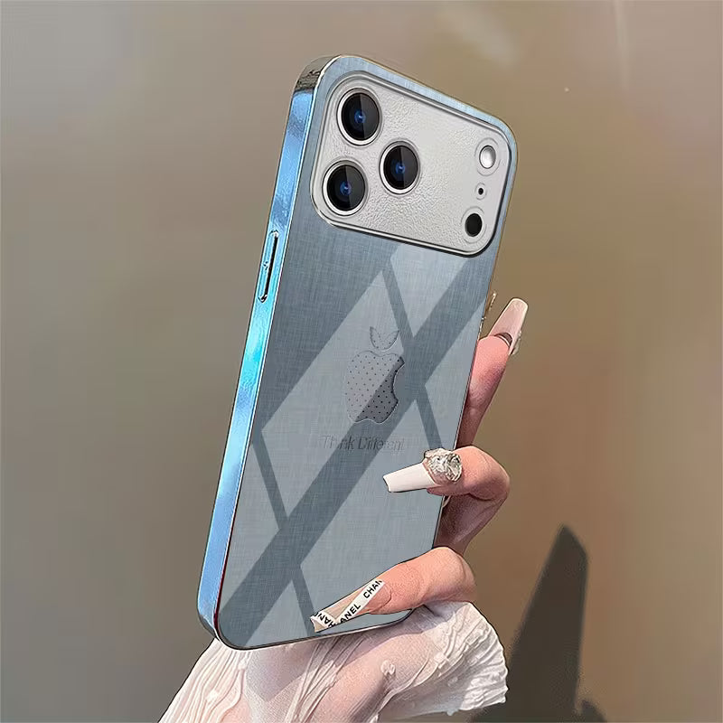 Premium Silvery Glass Case