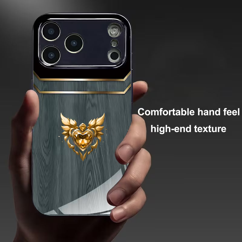 Crystal Heart Electroplated Case