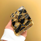 Black Golden Marble Case