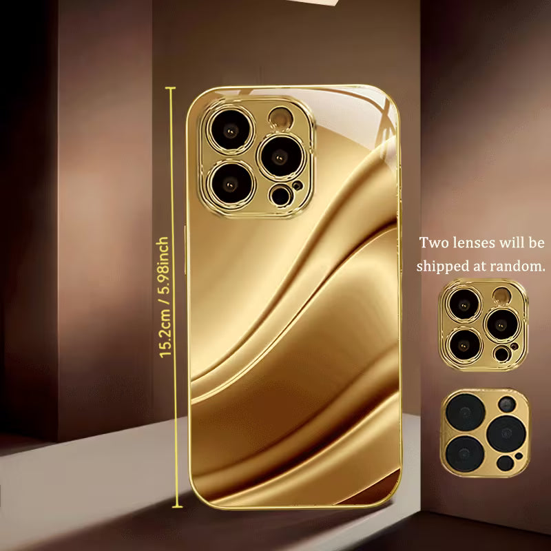 Gold Inlaid Pattern Case