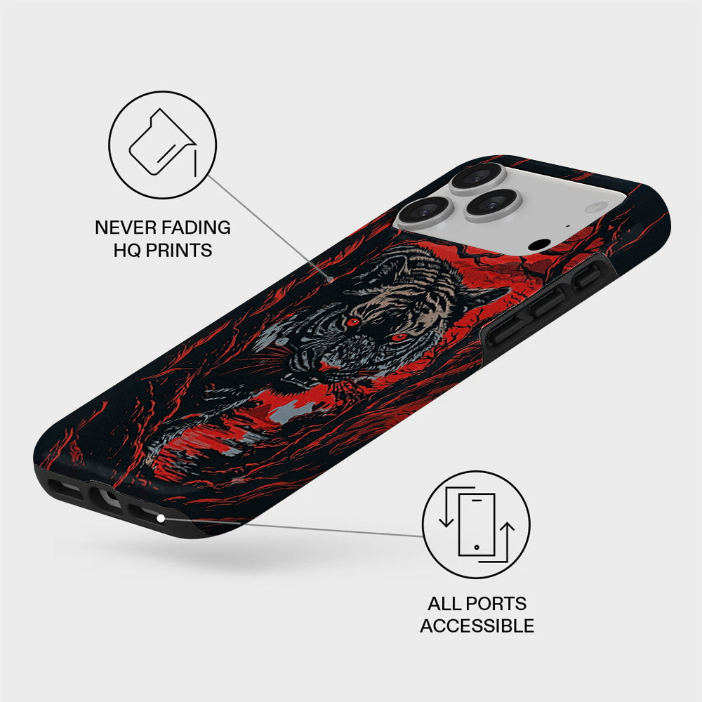 LayerOn - Blood Moon Tiger Phone Case