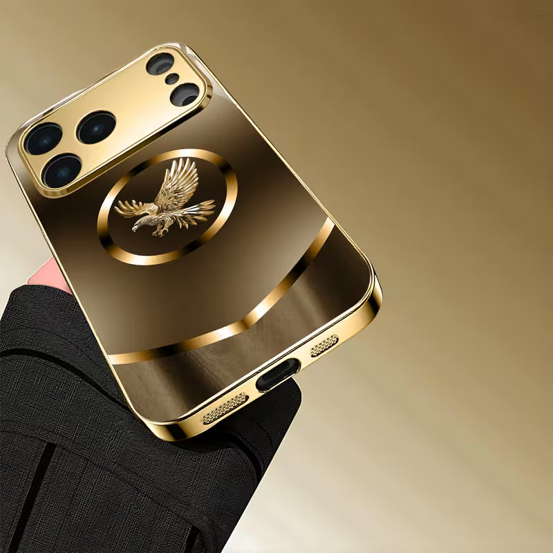 Eagle Pattern Electroplated Case