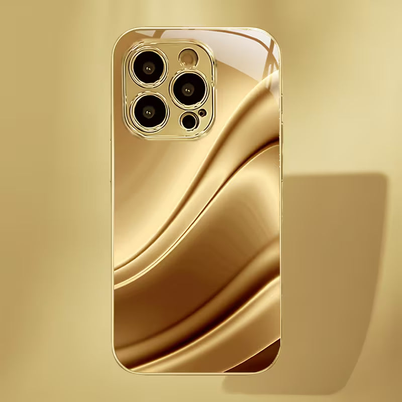 Gold Inlaid Pattern Case