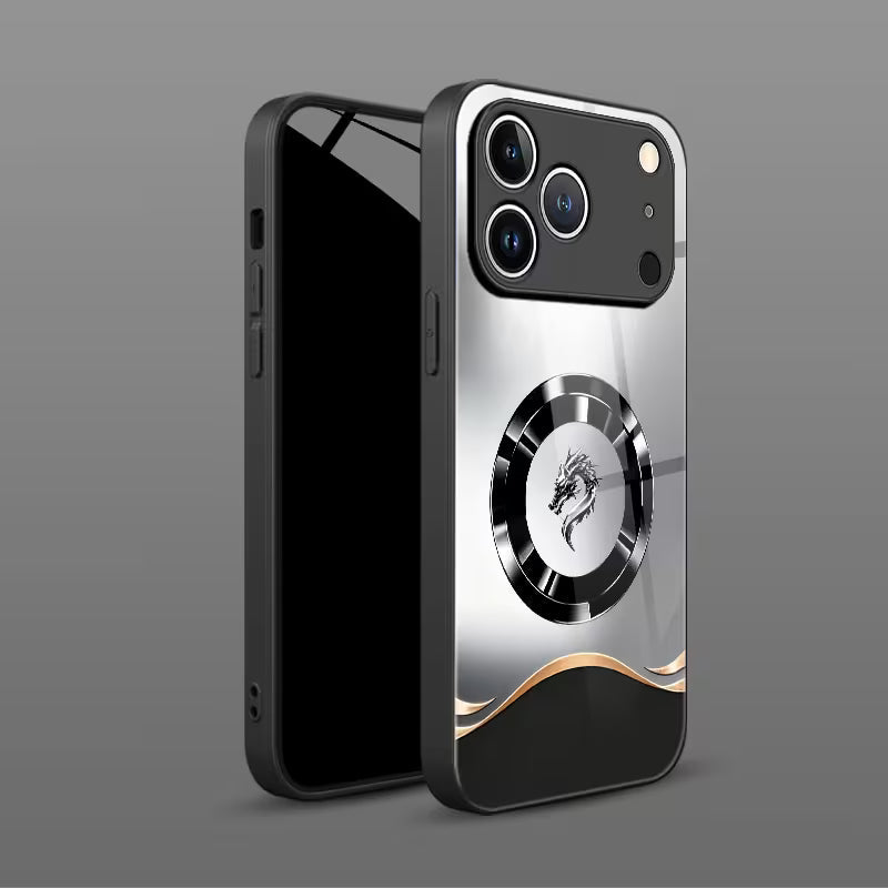 Business Metal Faucet Pattern Glass Case