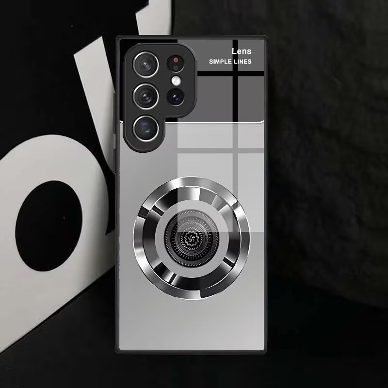 Trendy Patterned Glass Case