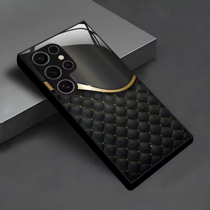 Galaxy S Series - Black Diamond Pattern Case