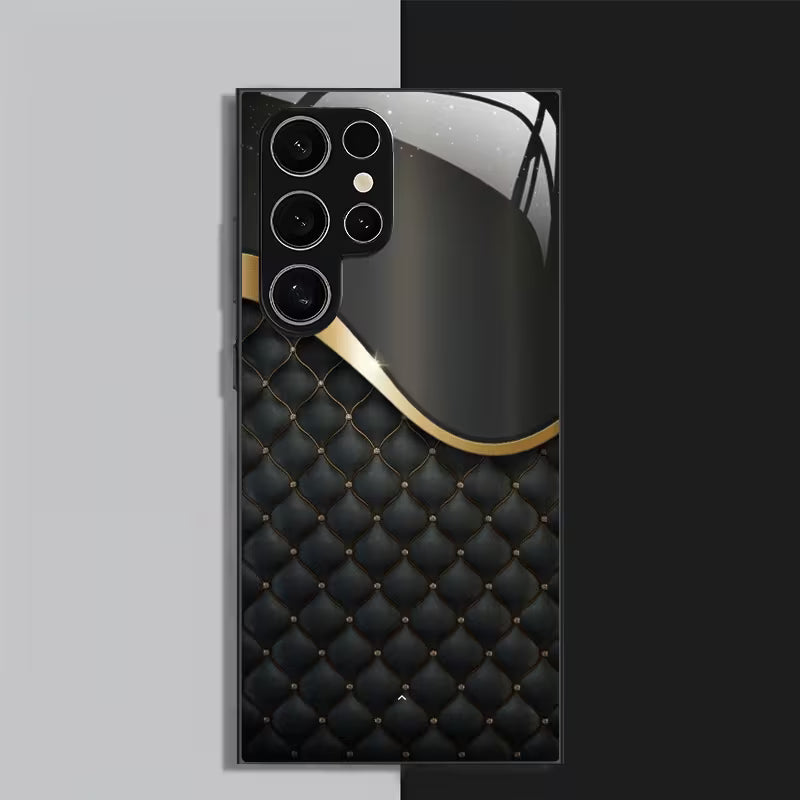 Galaxy S Series - Black Diamond Pattern Case