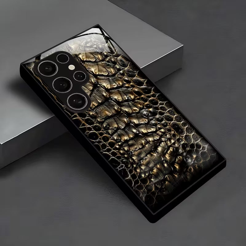 Galaxy S Series - Luxury Croc Pattern Case