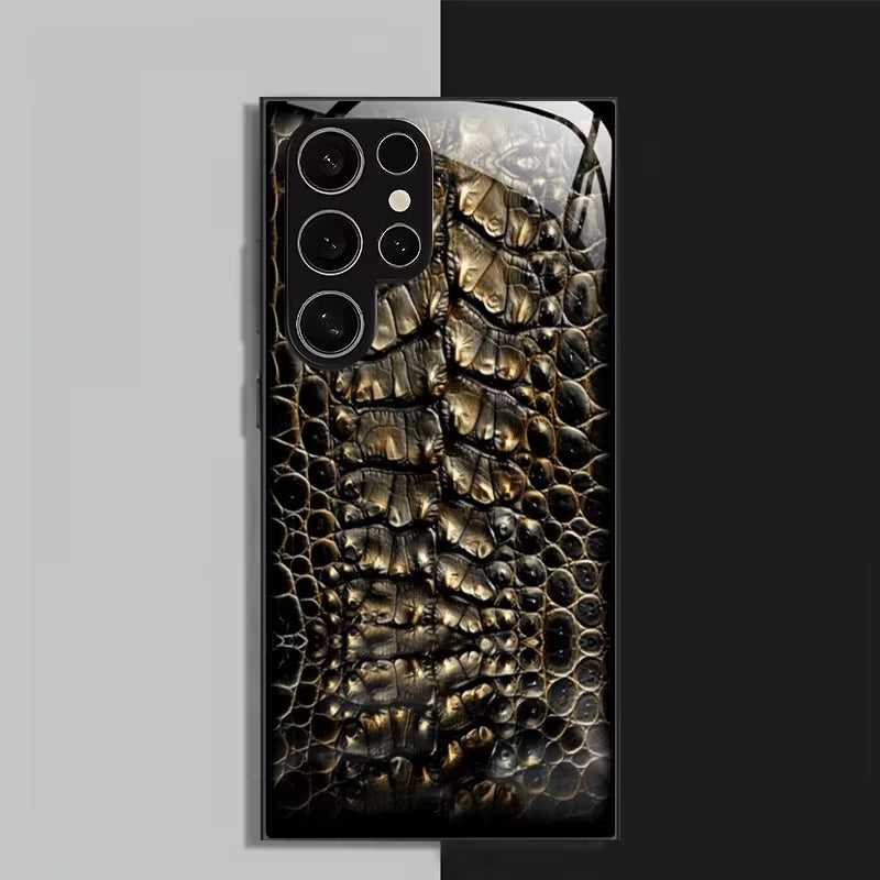 Galaxy S Series - Luxury Croc Pattern Case