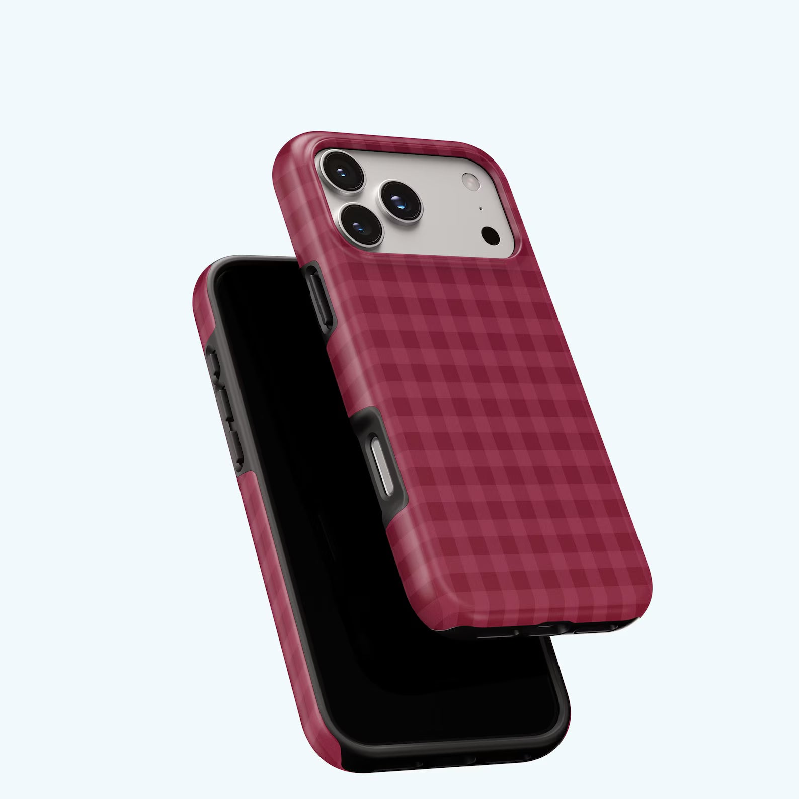 Fall Pomegrate Plaid Case