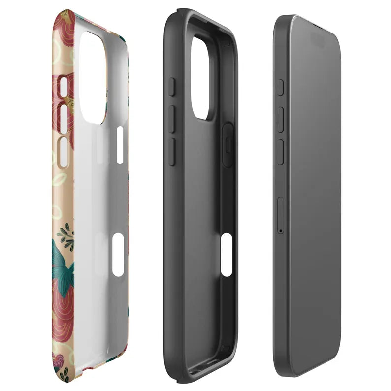 Whimsical Floral Sketch Case