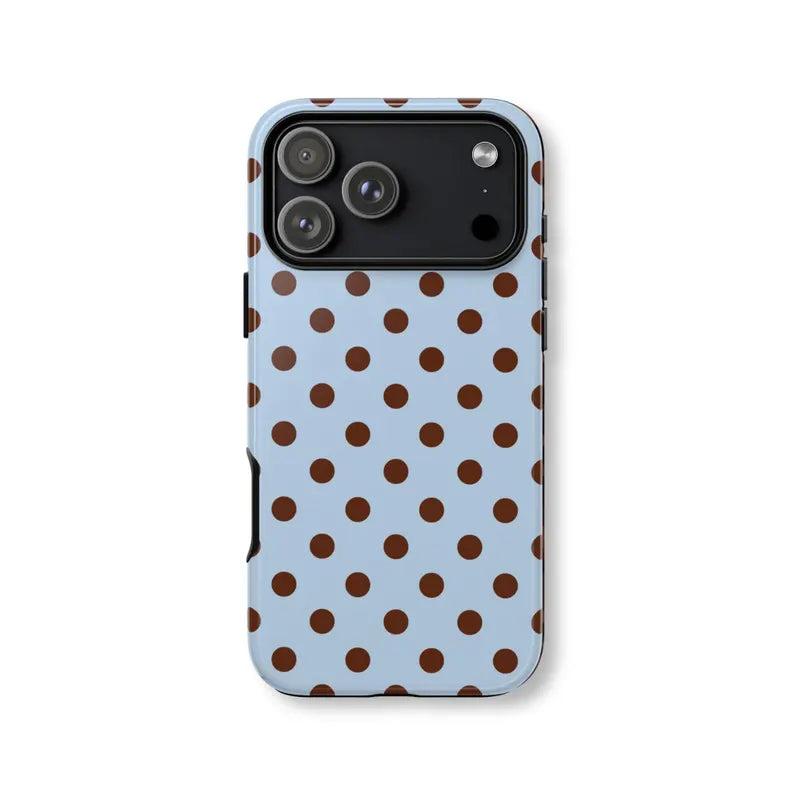 Retro Mocha Dot Case