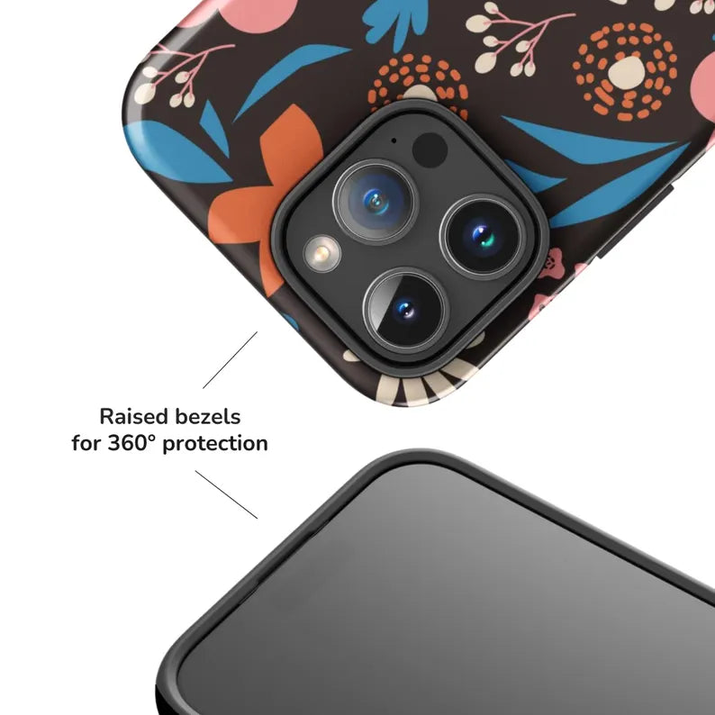 Boho Retro Flower Case