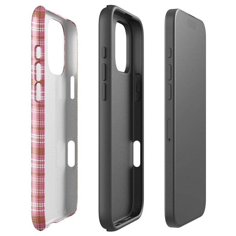 Luxe Pink Tartan Case